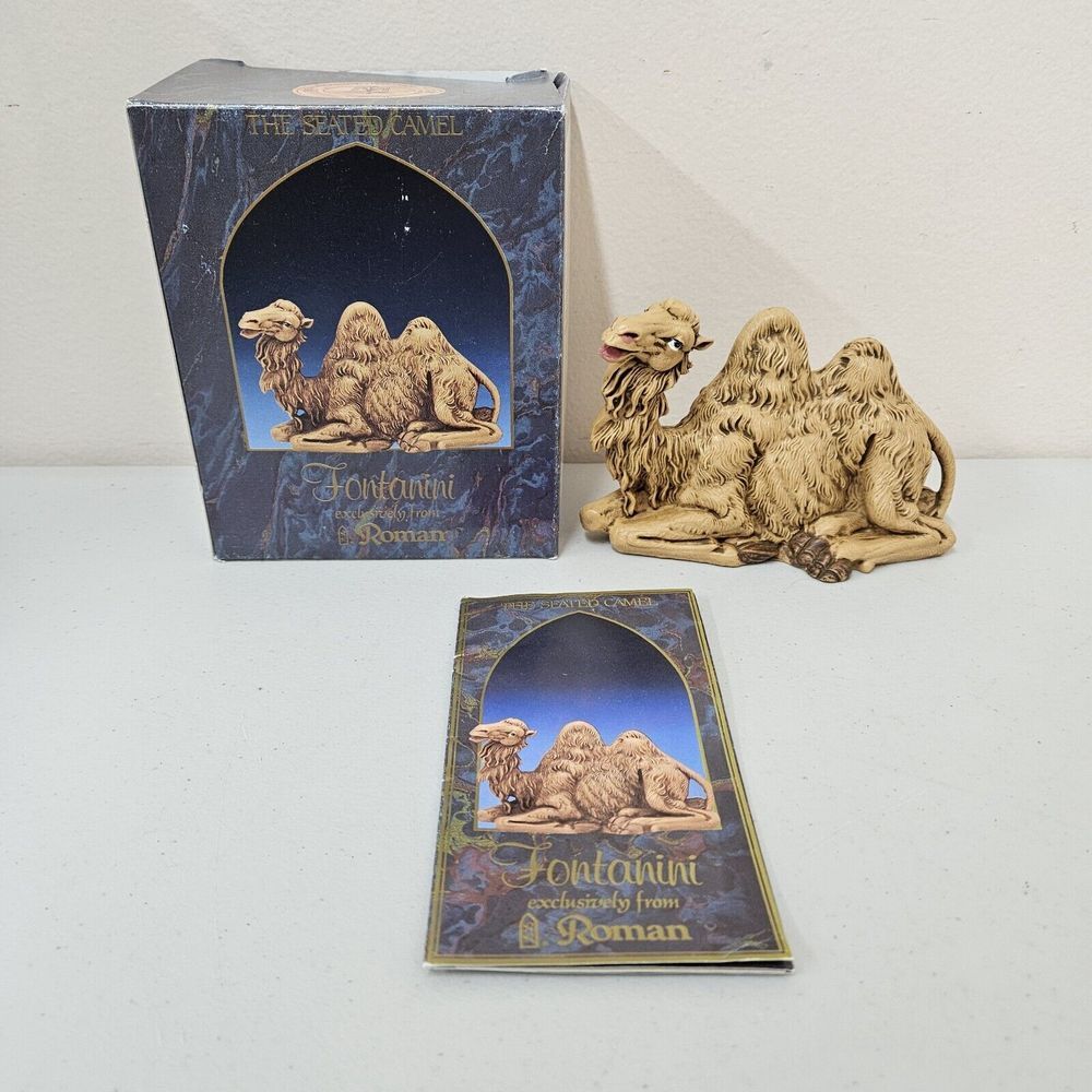 Fontanini 1992 Italy Heirloom‎ 5" Nativity Figure The Seated Camel 52545 Vintage